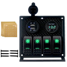 LED Car Marine Boat Rocker Switch Panel